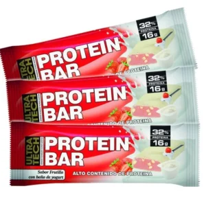 ULTRATECH PROTEIN BAR- 50 GR- CHOCO /FRUT CON YOGURT X 12 U