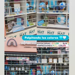Nos vestimos Celeste y Blanco 🩵🤍