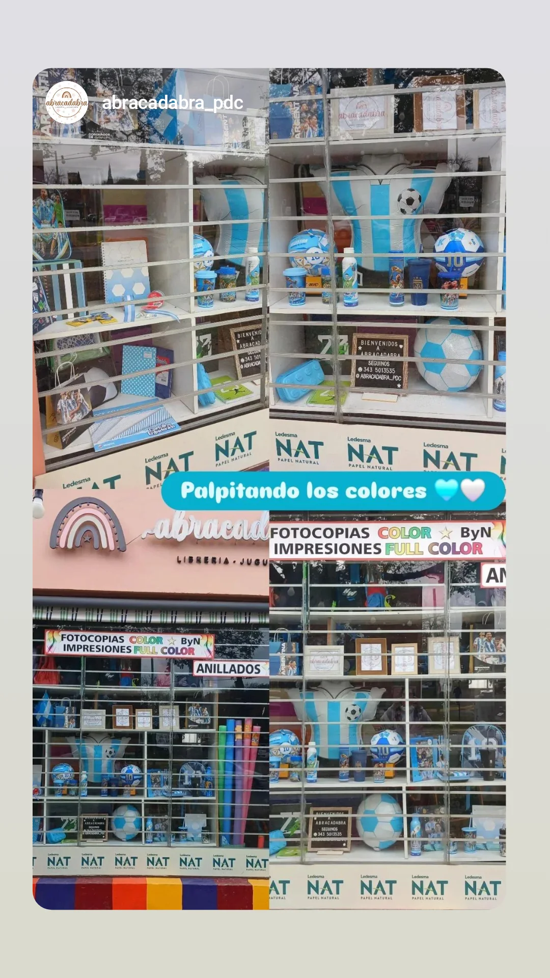 Nos vestimos Celeste y Blanco 🩵🤍